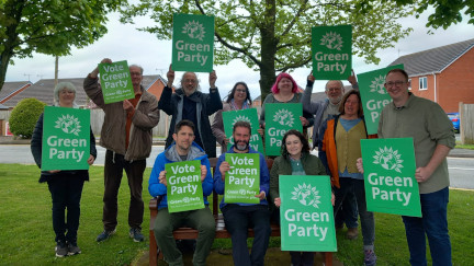 Green Party activists in St Martins